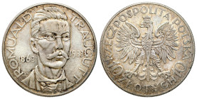 Second Polish Republic Circulation coins
POLSKA / POLAND / POLEN / POLOGNE / POLSKO

II RP. 10 zlotych 1933 Traugutt 

Naturalna, obiegowa sztuka...