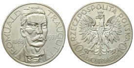 Second Polish Republic Circulation coins
POLSKA / POLAND / POLEN / POLOGNE / POLSKO

II RP. 10 zlotych 1933 Traugutt 

Resztki połysku menniczego...