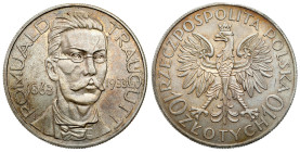 Second Polish Republic Circulation coins
POLSKA / POLAND / POLEN / POLOGNE / POLSKO

II RP. 10 zlotych 1933 Traugutt - ŁADNE 

Bardzo ładnie zach...