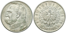 Second Polish Republic Circulation coins
POLSKA / POLAND / POLEN / POLOGNE / POLSKO

II RP. 10 zlotych 1934 Piłsudski - RARE YEAR 

Zielonkawy os...