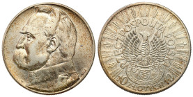 Second Polish Republic Circulation coins
POLSKA / POLAND / POLEN / POLOGNE / POLSKO

II RP. 10 zlotych 1934 Piłsudski - Strzelecki 

Wariant z or...