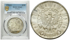Second Polish Republic Circulation coins
POLSKA / POLAND / POLEN / POLOGNE / POLSKO

II RP. 10 zlotych 1936 Piłsudski PCGS MS63 – BEAUTIFUL 

Pię...