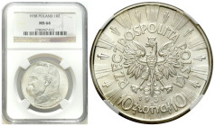 Second Polish Republic Circulation coins
POLSKA / POLAND / POLEN / POLOGNE / POLSKO

II RP. 10 zlotych 1938 Piłsudski NGC MS64 - RARE 

Znacznie ...