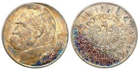 Second Polish Republic Circulation coins
POLSKA / POLAND / POLEN / POLOGNE / POLSKO

II RP. 10 zlotych 1939 Piłsudski 

Kolorowa patyna.

Detai...