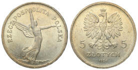 Second Polish Republic Circulation coins
POLSKA / POLAND / POLEN / POLOGNE / POLSKO

II RP. 5 zlotych 1928 Nike ze znakiem mennicy - BEAUTIFUL 
AW...