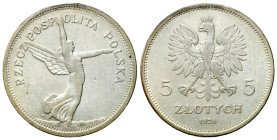 Second Polish Republic Circulation coins
POLSKA / POLAND / POLEN / POLOGNE / POLSKO

II RP. 5 zlotych 1928 Nike ze znakiem mennicy 

Obiegowy sta...