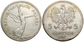 Second Polish Republic Circulation coins
POLSKA / POLAND / POLEN / POLOGNE / POLSKO

II RP. 5 zlotych 1928 Nike ze znakiem mennicy 

Obiegowy sta...