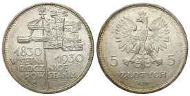 Second Polish Republic Circulation coins
POLSKA / POLAND / POLEN / POLOGNE / POLSKO

II RP. 5 zlotych 1930 Sztandar - BEAUTIFUL 

Pięknie zachowa...