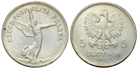Second Polish Republic Circulation coins
POLSKA / POLAND / POLEN / POLOGNE / POLSKO

II RP. 5 zlotych 1930 Nike - RARITY ROCZNIK 

Bardzo rzadki ...