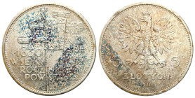 Second Polish Republic Circulation coins
POLSKA / POLAND / POLEN / POLOGNE / POLSKO

II RP. 5 zlotych 1930 Sztandar 

Przetarcie w polu, patyna....
