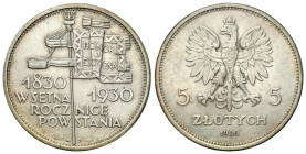 Second Polish Republic Circulation coins
POLSKA / POLAND / POLEN / POLOGNE / POLSKO

II RP. 5 zlotych 1930 Sztandar 

Obiegowy stan.

Details: ...