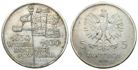 Second Polish Republic Circulation coins
POLSKA / POLAND / POLEN / POLOGNE / POLSKO

II RP. 5 zlotych 1930 Sztandar 

Lekko przetarte na awersie....