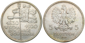 Second Polish Republic Circulation coins
POLSKA / POLAND / POLEN / POLOGNE / POLSKO

II RP. 5 zlotych 1930 Sztandar 

Resztki połysku menniczego....
