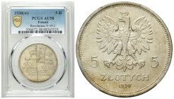 Second Polish Republic Circulation coins
POLSKA / POLAND / POLEN / POLOGNE / POLSKO

II RP. 5 zlotych 1930 Sztandar PCGS AU58 

Bardzo ładny, świ...