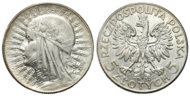 Second Polish Republic Circulation coins
POLSKA / POLAND / POLEN / POLOGNE / POLSKO

II RP. 5 zlotych 1932 głowa kobiety, ZE ZNAKIEM - RARE 

Jed...