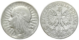 Second Polish Republic Circulation coins
POLSKA / POLAND / POLEN / POLOGNE / POLSKO

II RP. 5 zlotych 1932 głowa kobiety, ZE ZNAKIEM - RARE 

Jed...