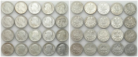 Second Polish Republic Circulation coins
POLSKA / POLAND / POLEN / POLOGNE / POLSKO

II RP. 5 zlotych 1932-1934, Głowa Kobiety, group of 20 pieces ...