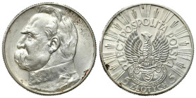 Second Polish Republic Circulation coins
POLSKA / POLAND / POLEN / POLOGNE / POLSKO

II RP. 5 zlotych 1934 Piłsudski - Strzelecki 

Wariant z orł...