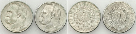 Second Polish Republic Circulation coins
POLSKA / POLAND / POLEN / POLOGNE / POLSKO

II RP. 5 zlotych 1934 Piłsudski i Piłsudski-Strzelecki, group ...