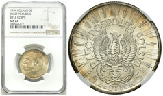 Second Polish Republic Circulation coins
POLSKA / POLAND / POLEN / POLOGNE / POLSKO

II RP. 5 zlotych 1934 Piłsudski-Strzelecki NGC MS64 - BEAUTIFU...