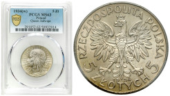 Second Polish Republic Circulation coins
POLSKA / POLAND / POLEN / POLOGNE / POLSKO

II RP. 5 zlotych 1934 Głowa Kobiety PCGS MS63 - BEAUTIFUL 

...