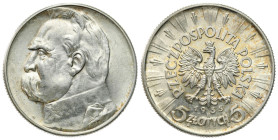Second Polish Republic Circulation coins
POLSKA / POLAND / POLEN / POLOGNE / POLSKO

II RP. 5 zlotych 1935 Piłsudski 

Ładnie zachowany.

Detai...