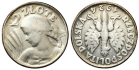 Second Polish Republic Circulation coins
POLSKA / POLAND / POLEN / POLOGNE / POLSKO

II RP. 2 zlote 1924, Filadelfia - ODWROTKA 

Rzadsza i cieka...