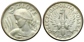 Second Polish Republic Circulation coins
POLSKA / POLAND / POLEN / POLOGNE / POLSKO

II RP. 2 zlote 1925 bez kropki po dacie, Filadelfia 

Rzadsz...