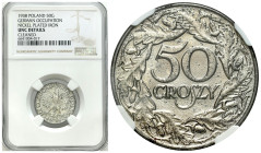 Second Polish Republic Circulation coins
POLSKA / POLAND / POLEN / POLOGNE / POLSKO

Generalna Gubernia. 50 groszy 1938 NGC UNC - NIKLOWANE 

Mon...