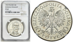 Second Polish Republic - PROBE Coins
POLSKA / POLAND / POLEN / PROBA / PATTERN

II RP. PROBE / PATTERN silver 10 zlotych 1933 Traugutt NGC PF62 
...