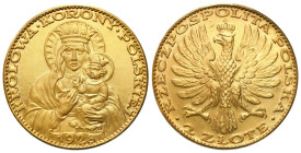 Second Polish Republic - PROBE Coins
POLSKA / POLAND / POLEN / PROBA / PATTERN

II RP. 2 zlote 1928 Matka Boska, złoto 
AW: Orzeł Polski wokół nap...