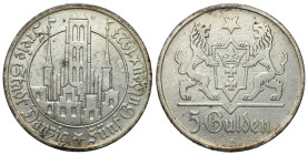 Free City of Gdansk
POLSKA / POLAND / POLEN / POLOGNE / POLSKO

Wolne Miasto Gdańsk/Danzig. 5 gulden 1923 Utrecht - Kościół NMP 

Ślady długiego ...