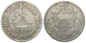 Free City of Gdansk
POLSKA / POLAND / POLEN / POLOGNE / POLSKO

Wolne Miasto Gdańsk. 5 gulden 1935, Berlin - Koga - RARE 

Rzadka pięcioguldenówk...
