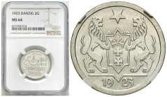 Free City of Gdansk
POLSKA / POLAND / POLEN / POLOGNE / POLSKO

Wolne Miasto Gdańsk/Danzig. 2 gulden 1923 NGC MS64 - BEAUTIFUL 

Menniczy egzempl...
