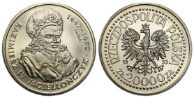 Nickel PROBE coins
POLSKA / POLAND / POLEN / PROBA / PATTERN

PRL. PROBE / PATTERN Nickel 20.000 zlotych 1993 – Kazimierz Jagiellończyk popiersie ...