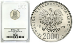 Nickel PROBE coins
POLSKA / POLAND / POLEN / PROBA / PATTERN

PRL. PROBE / PATTERN Nickel 2.000 zł 1979 Mieszko I - popiersie 

Egzemplarz w pols...