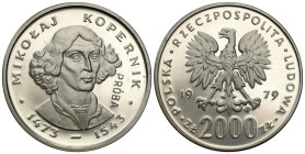 Nickel PROBE coins
POLSKA / POLAND / POLEN / PROBA / PATTERN

PRL. PROBE / PATTERN Nickel 2.000 zlotych 1979 - Mikołaj Kopernik 

Ślad linii papi...