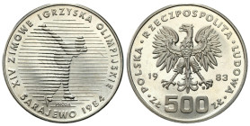 Nickel PROBE coins
POLSKA / POLAND / POLEN / PROBA / PATTERN

PRL. PROBE / PATTERN Nickel 500 zlotych 1983 - XIV Zimowe Igrzyska Olimpijskie 

Pi...
