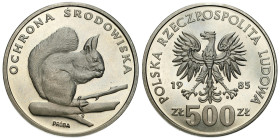 Nickel PROBE coins
POLSKA / POLAND / POLEN / PROBA / PATTERN

PRL. PROBE / PATTERN Nickel 500 zlotych 1985 – Wiewiórka 

Piękny egzemplarz. Nakła...
