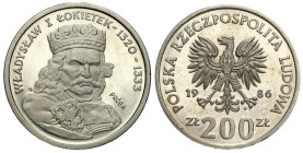 Nickel PROBE coins
POLSKA / POLAND / POLEN / PROBA / PATTERN

PRL. PROBE / PATTERN Nickel 200 zlotych 1986 - Władysław Łokietek 

Piękny egzempla...