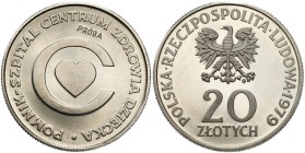 Nickel PROBE coins
POLSKA / POLAND / POLEN / PROBA / PATTERN

PRL. PROBE / PATTERN Nickel 20 zlotych 1979 - Centrum Zdrowia Dziecka

Piękny egzem...