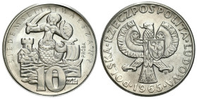 Nickel PROBE coins
POLSKA / POLAND / POLEN / PROBA / PATTERN

PRL. PROBE / PATTERN Nickel 10 zlotych 1965 – gruba syrenka 

Piękny menniczy egzem...