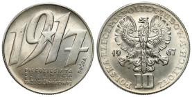 Nickel PROBE coins
POLSKA / POLAND / POLEN / PROBA / PATTERN

PRL. PROBE / PATTERN Nickel 10 zlotych 1967 Rewolucja Październikowa 

Mikroryski.N...