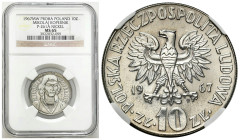 Nickel PROBE coins
POLSKA / POLAND / POLEN / PROBA / PATTERN

PRL. PROBE / PATTERN Nickel 10 zlotych 1967 – Mikołaj Kopernik NGC MS65 - BEAUTIFUL ...