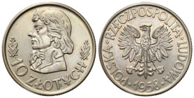 PROBE coins of the Polish People Republic and the Third Polish Republic
POLSKA / POLAND / POLEN / PROBA / PATTERN

PRL. PROBE / PATTERN CuNi 10 zlo...