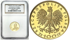 GOLD collector coins of the Polish People Republic and the Third Polish Republic
POLSKA / POLAND / POLEN / POLOGNE / POLSKO

III RP. 100 zlotych 19...