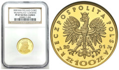 GOLD collector coins of the Polish People Republic and the Third Polish Republic
POLSKA / POLAND / POLEN / POLOGNE / POLSKO

III RP. 100 zlotych 20...