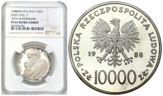 Polish Circulation and Collector Coins of the Polish People Republic
POLSKA / POLAND / POLEN / POLOGNE / POLSKO

PRL. 10.000 zlotych 1988 Papież Ja...
