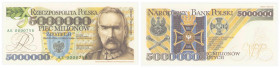 Polish banknotes - Third Polish Republic
POLSKA / POLAND / POLEN / POLOGNE / POLSKO

5.000.000 złotych 1995 - REPLIKA PROJEKTU seria AE 

Replika...