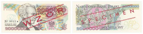 Polish banknotes - Third Polish Republic
POLSKA / POLAND / POLEN / POLOGNE / POLSKO

WZÓR / SPECIMEN 2.000.000 złotych 1992 seria B - RZADKIE 

W...